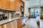 Kitchenette in Studio Condo - The Lion Vail